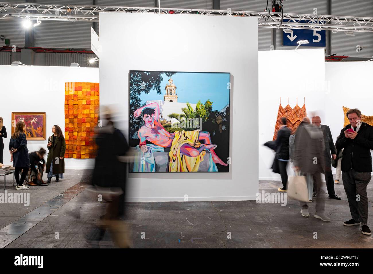 ARCO 2024 International Contemporary Art A painting seen exposed at