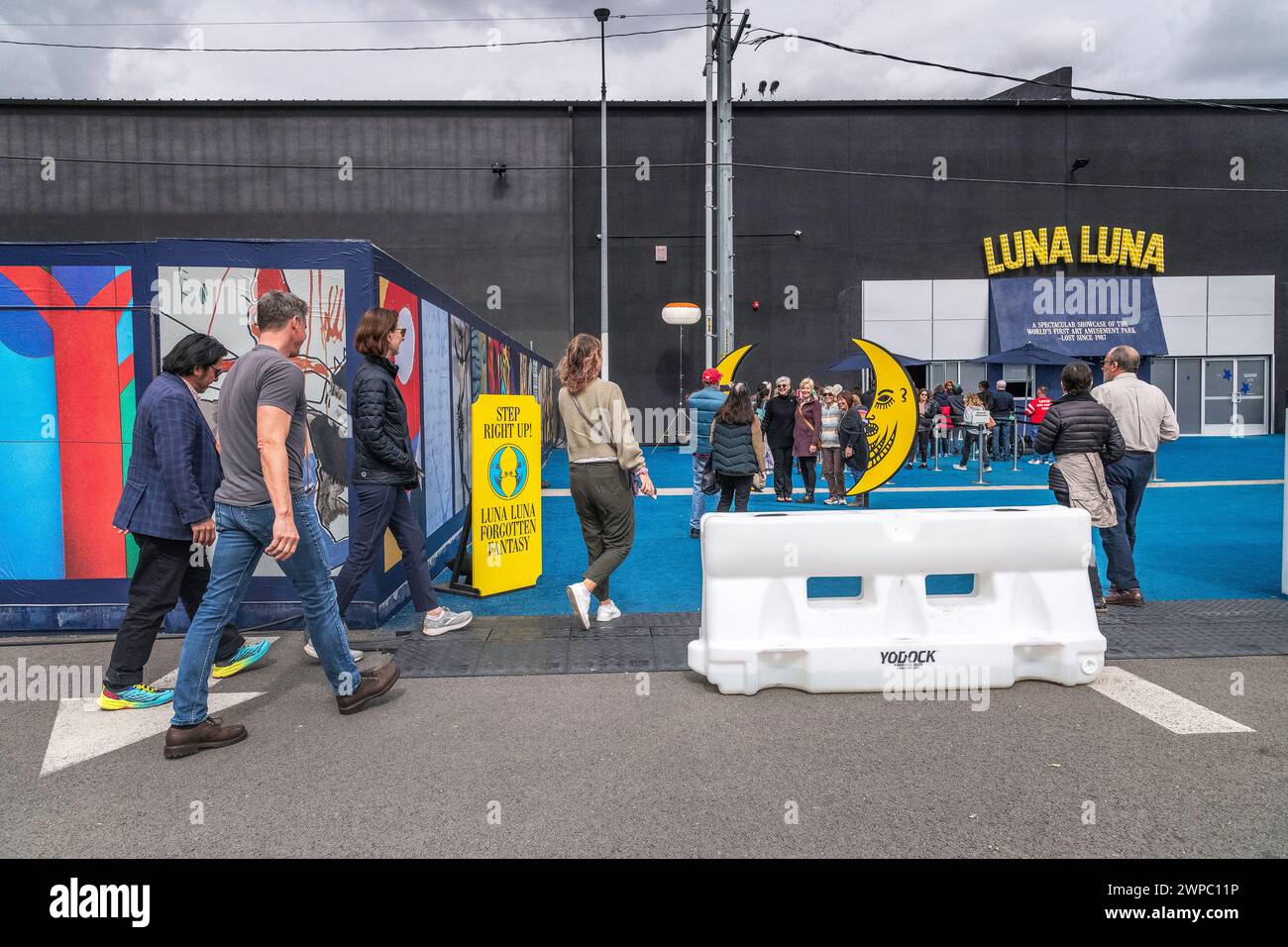  Los Angeles, CA, USA – March 6, 2024: Exterior to the Luna Luna Motiv 