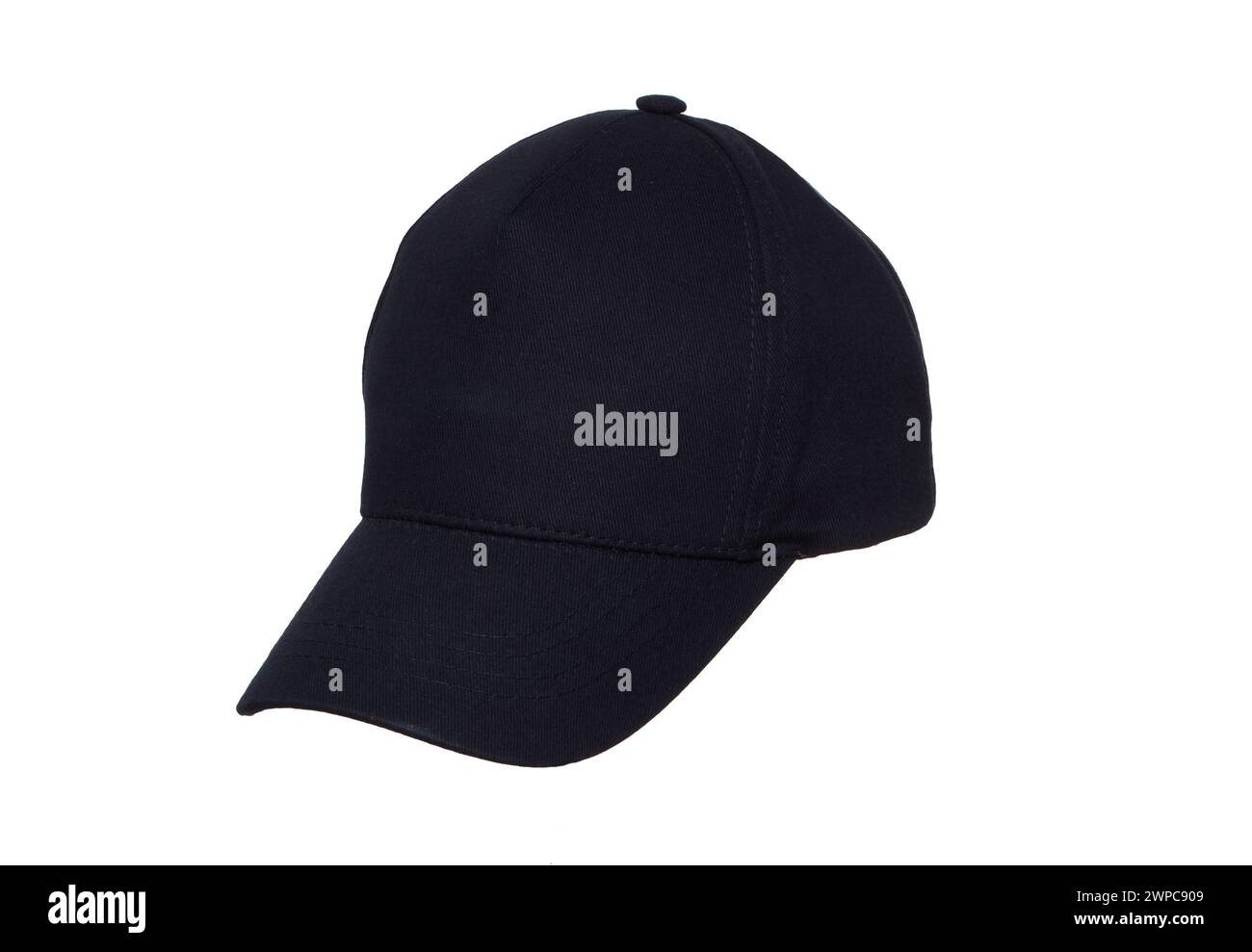 cap on isolate white background. Navy blue color Stock Photo - Alamy
