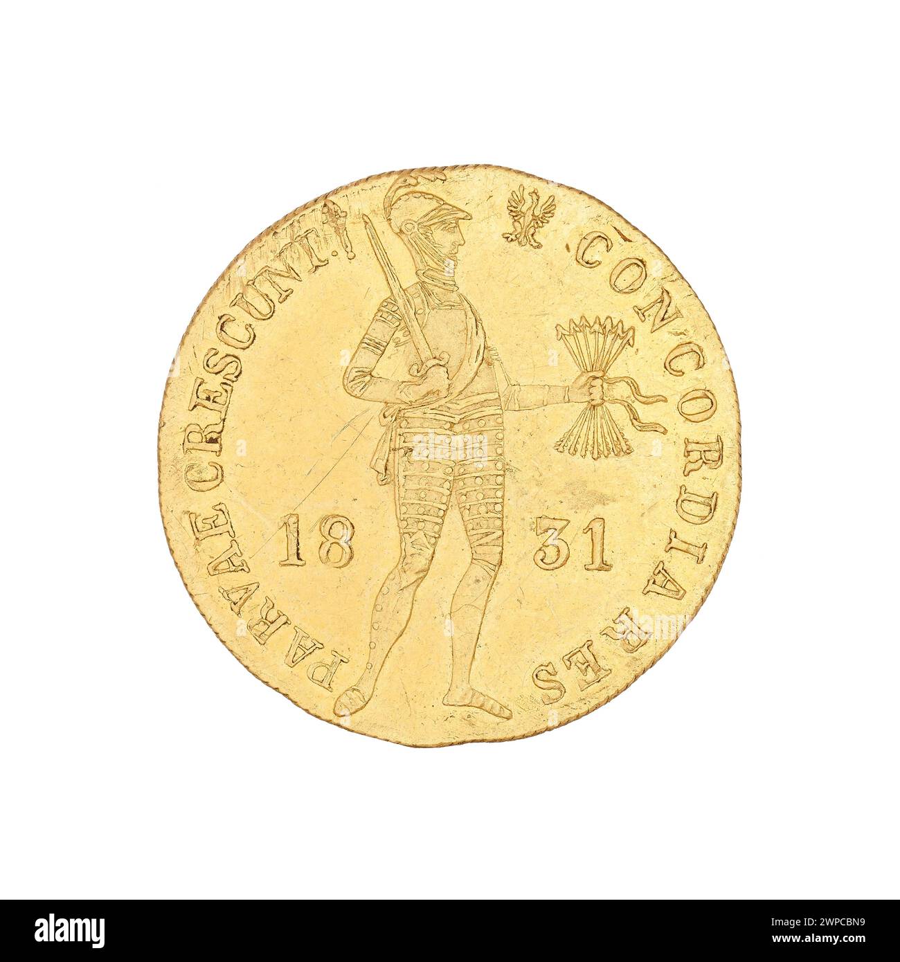 Ducat of the November Uprising; Gronau, Karol (1783-1834); 1831 (1831-00-00-1836-00-00); Stock Photo