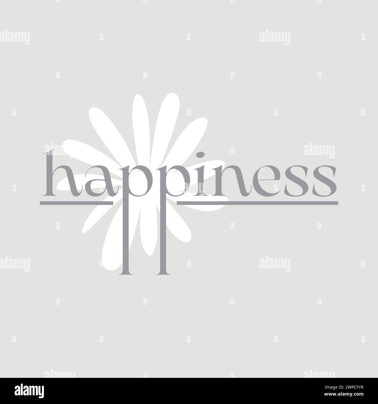 Happiness illustration typography slogan for t shirt printing, tee graphic design. Stock Vector