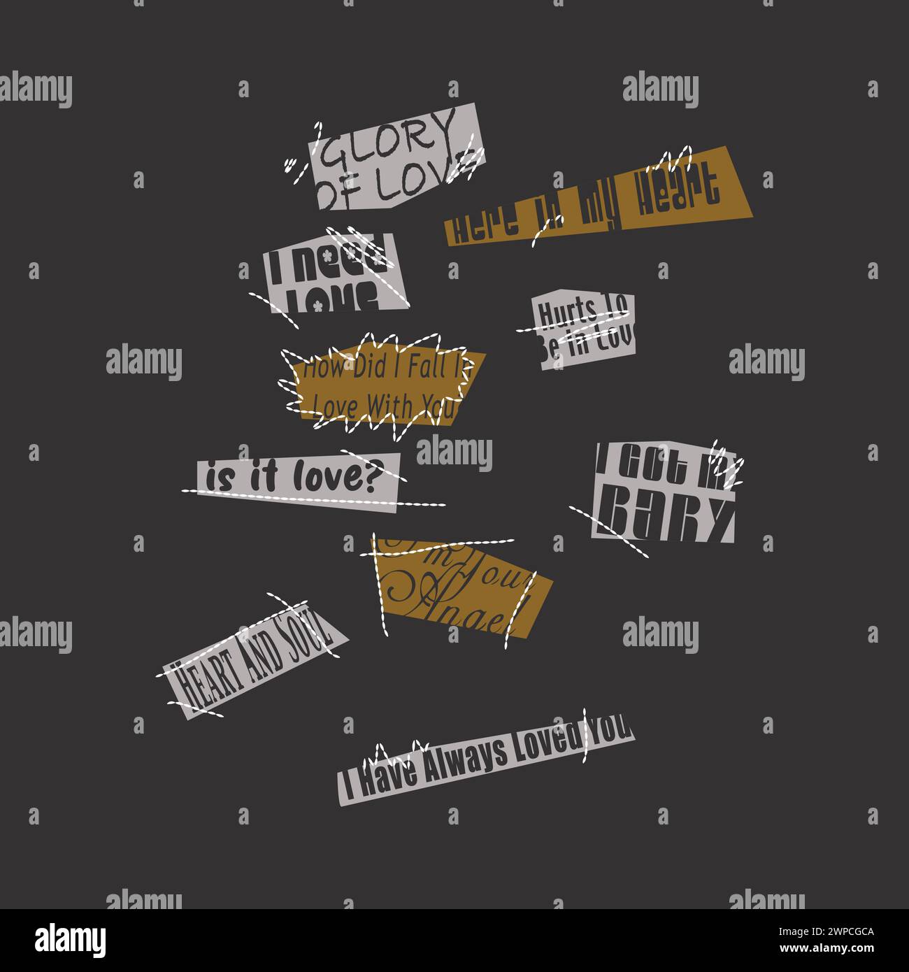 Typographic illustration. Vector graphic design for t-shirt Stock Vector