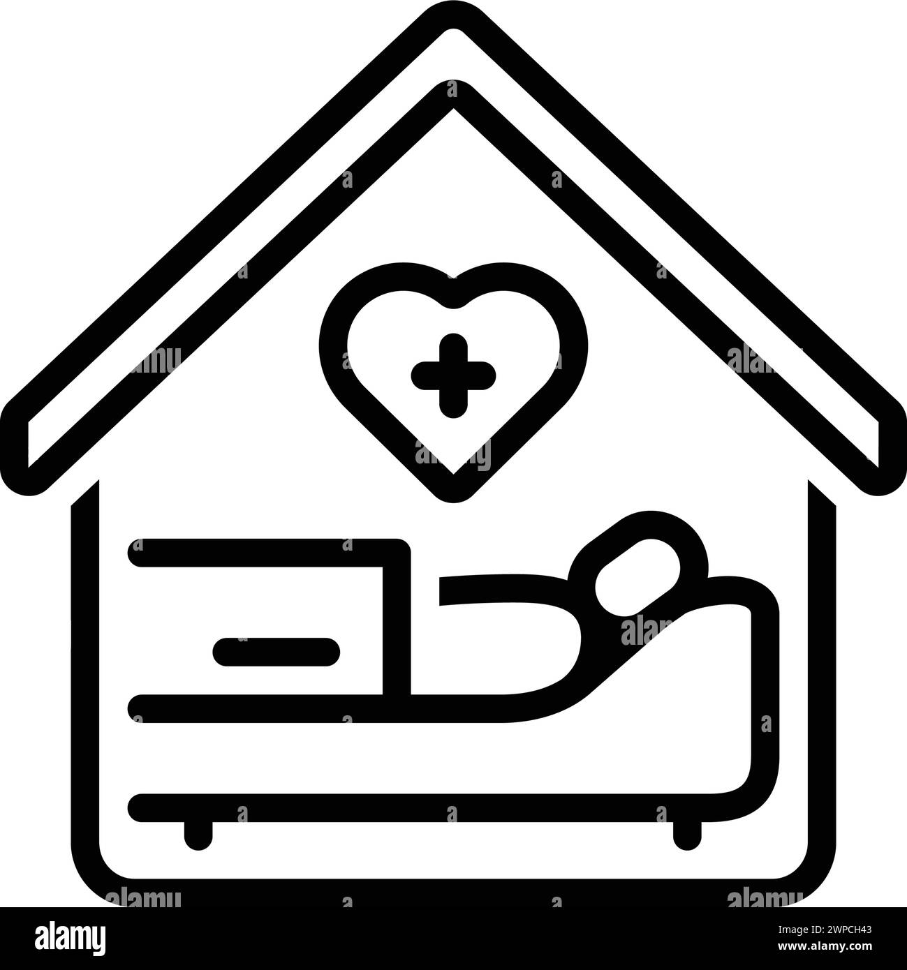 Nursing home logo Stock Vector Images - Alamy
