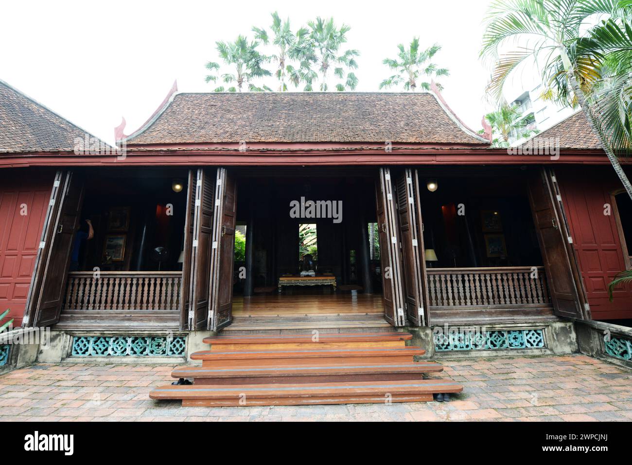 The Jim Thompson House heritage museum in Bangkok, Thailand. Stock Photo