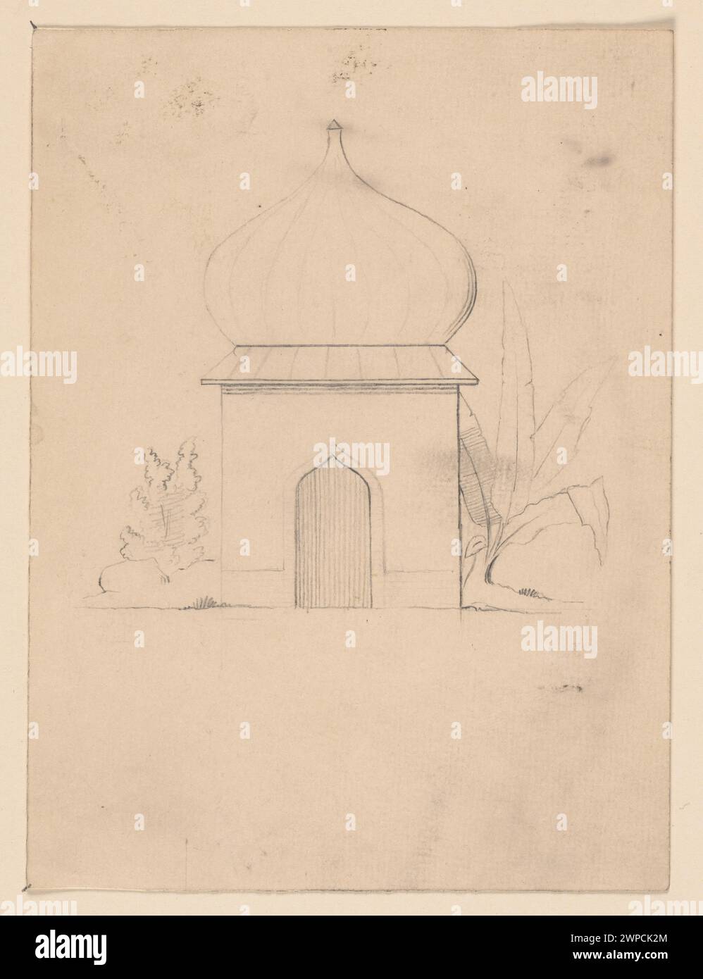 Oriental pavilion; Koska, Ferdinand (1808-1862); 1828-1862 (1828-00-00-1862-00-00); Stock Photo