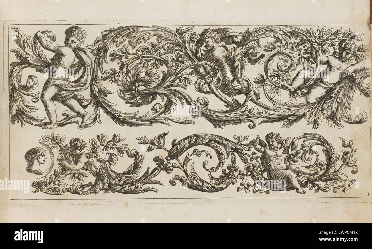 Frieze projects; Le Pautre, Jean (1618-1682), Stapf, Johann Ulrich (CA 1642-1706); around 1660-OK. 1670 (1601-00-00-1700-00-00); Stock Photo