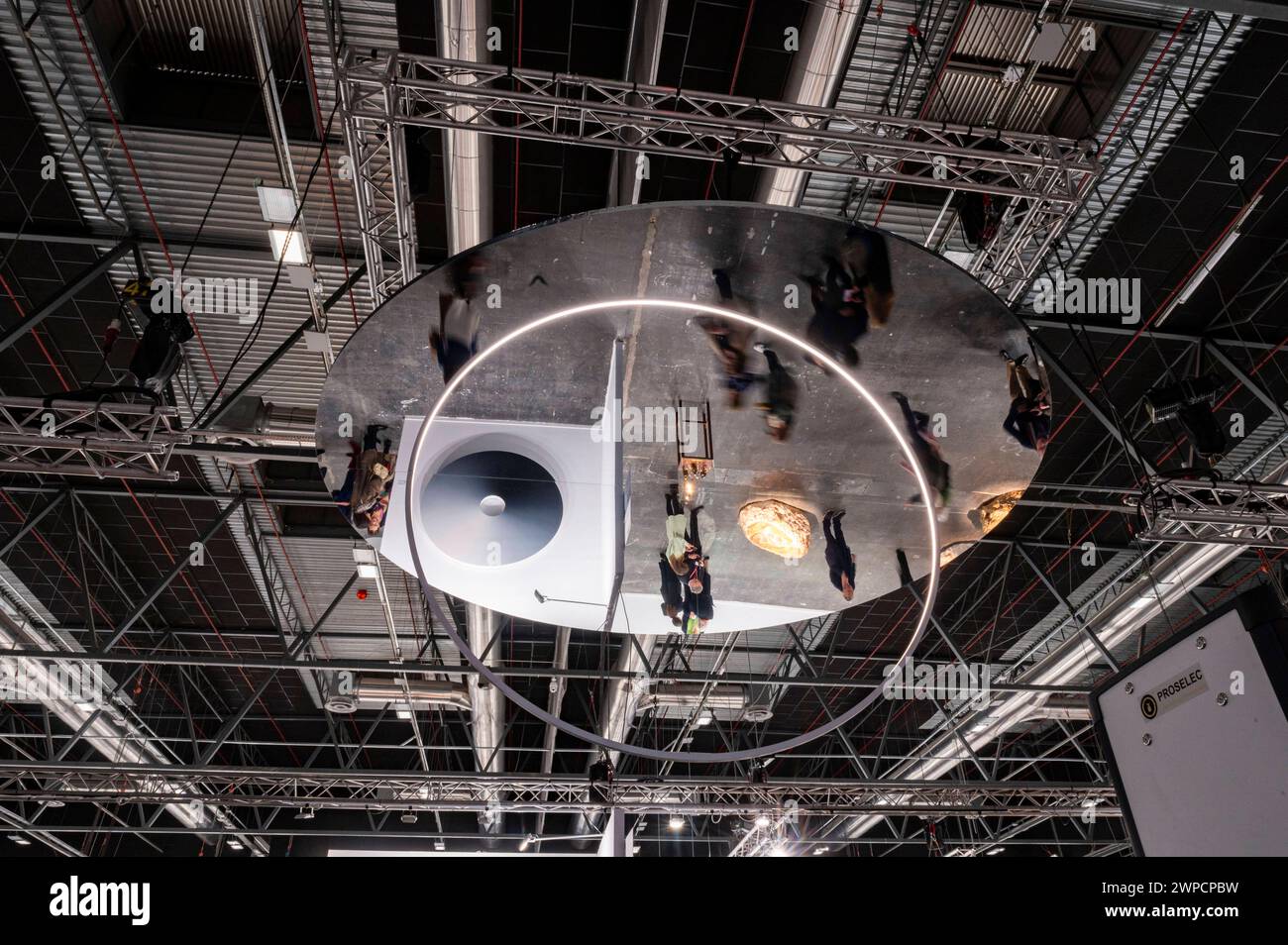 ARCO 2024 International Contemporary Art A mirror sculpture seen