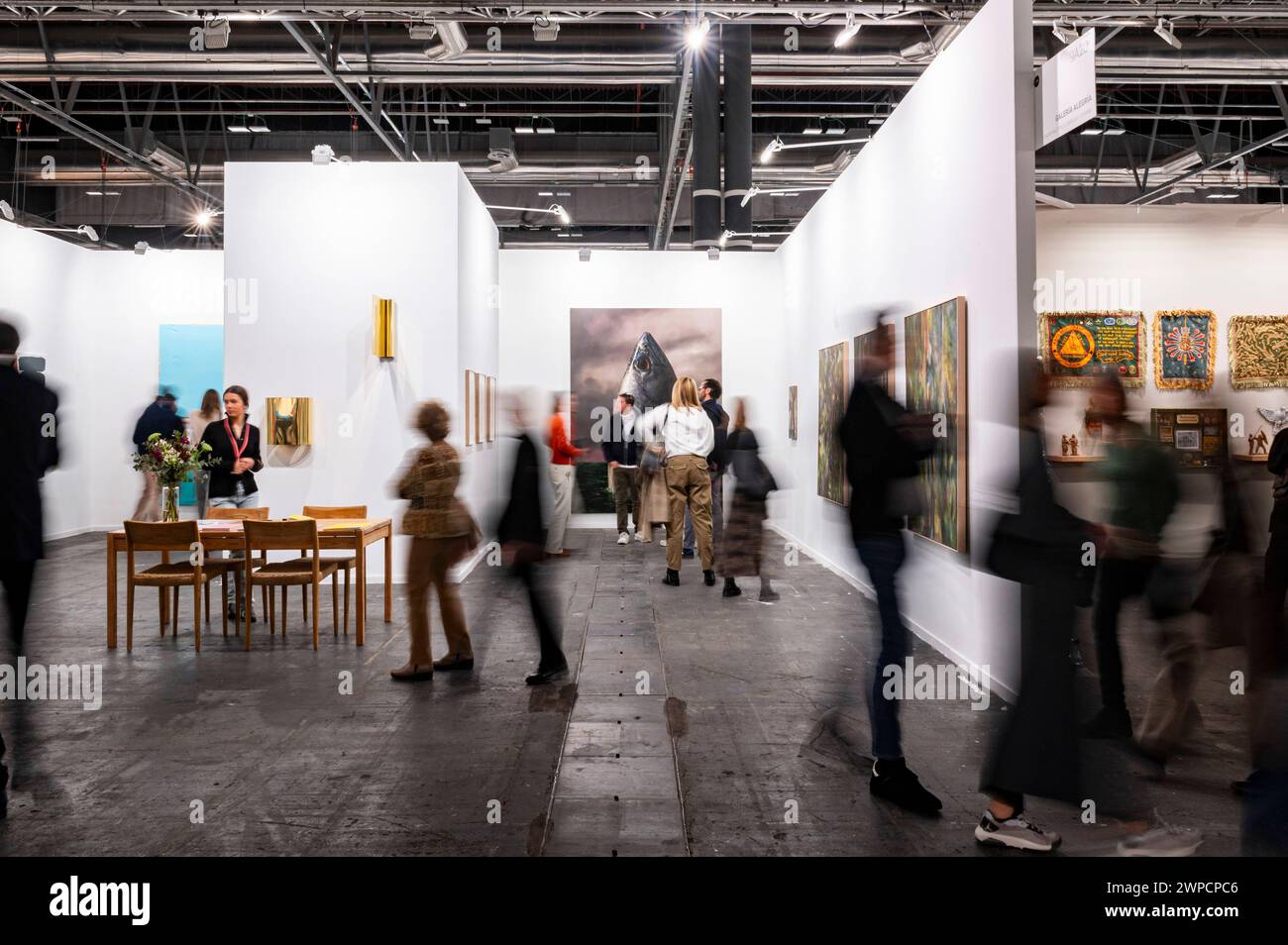 ARCO 2024 International Contemporary Art A painting seen exposed at