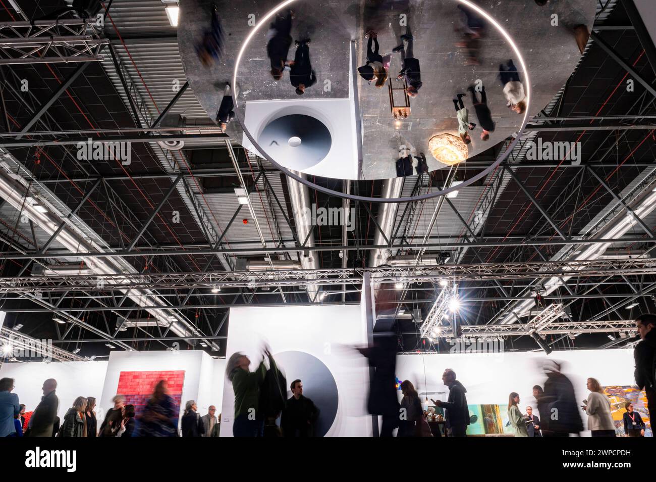 ARCO 2024 International Contemporary Art A mirror sculpture seen