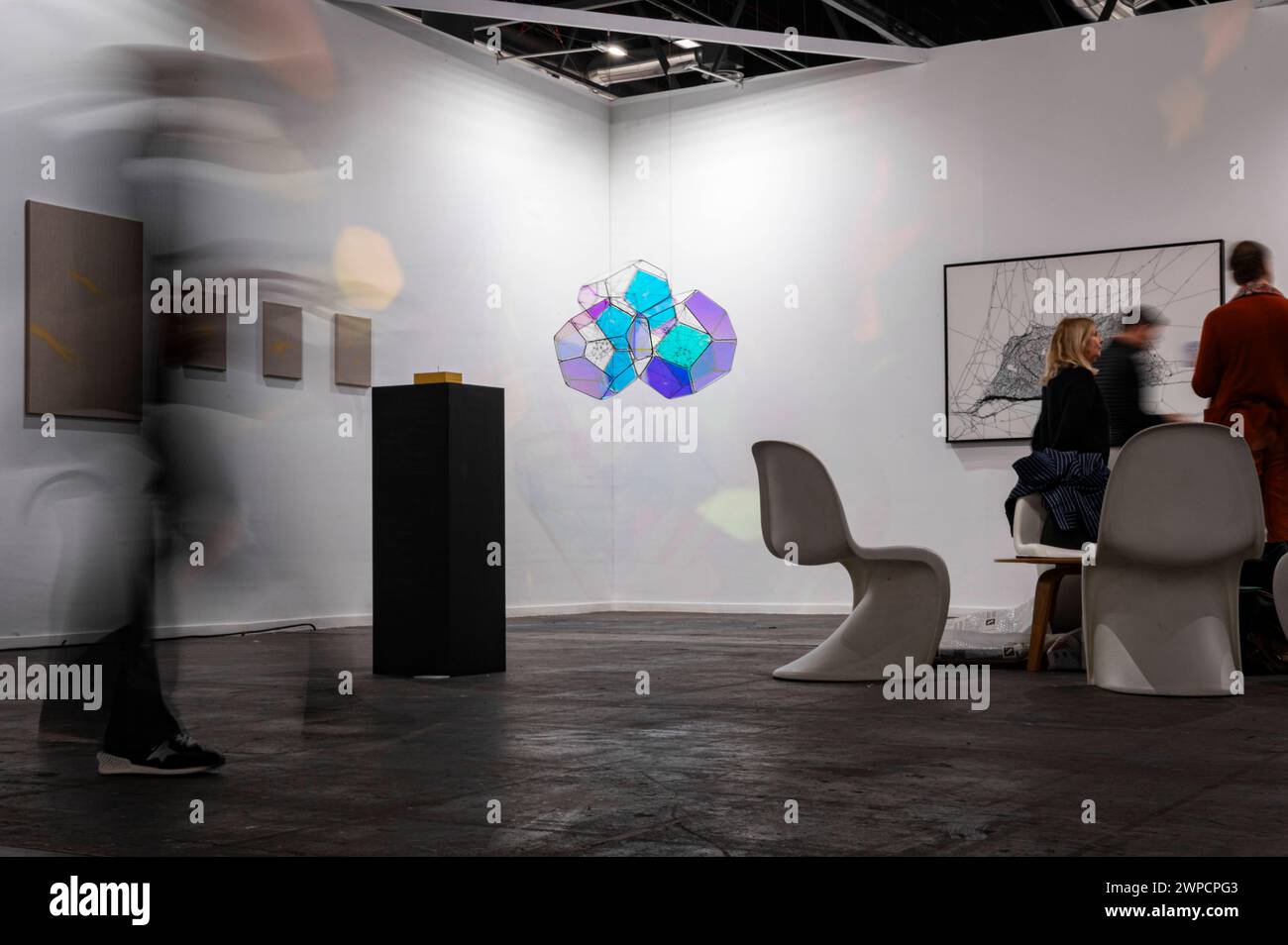 ARCO 2024 International Contemporary Art A sculpture lamp seen exposed