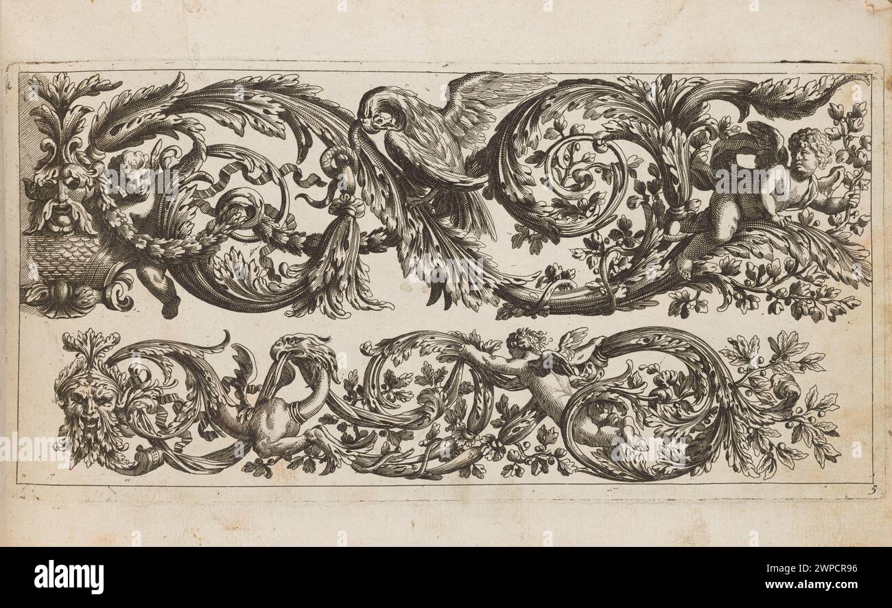 Frieze projects; Le Pautre, Jean (1618-1682), Stapf, Johann Ulrich (CA 1642-1706); around 1660-OK. 1670 (1601-00-00-1700-00-00); Stock Photo