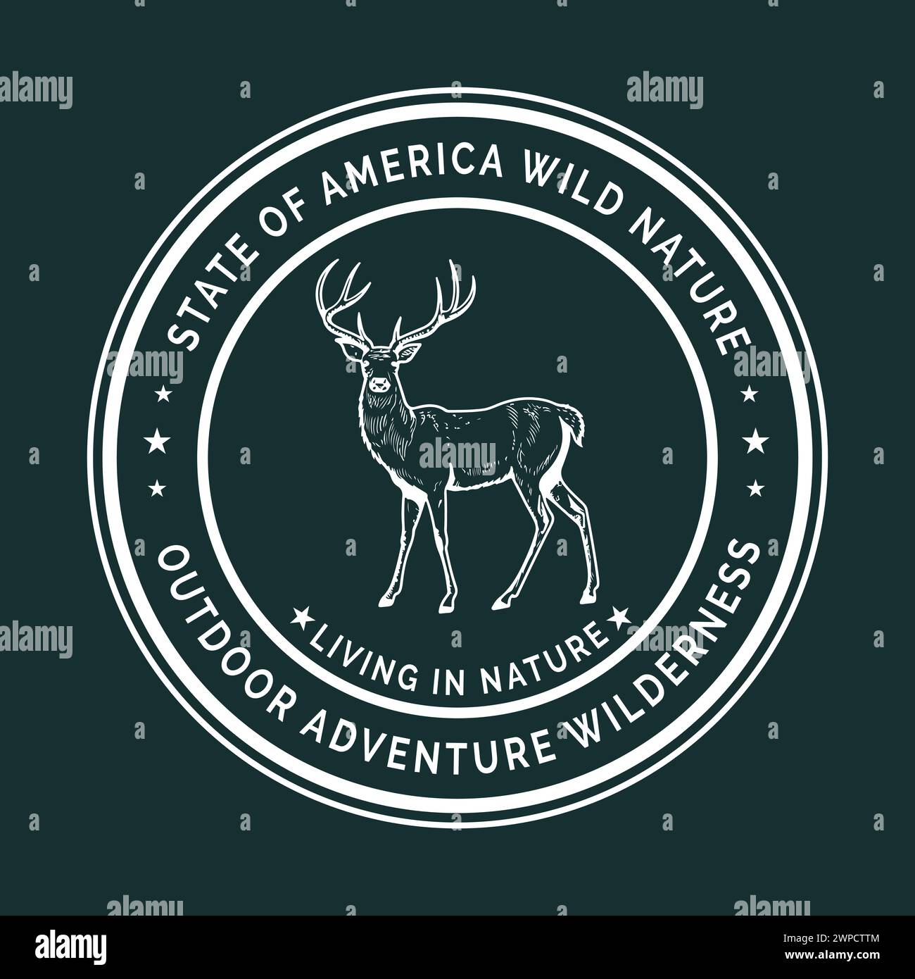 Outdoor Hunting T-Shirt Design, Hunting tee vector Design Stock Vector