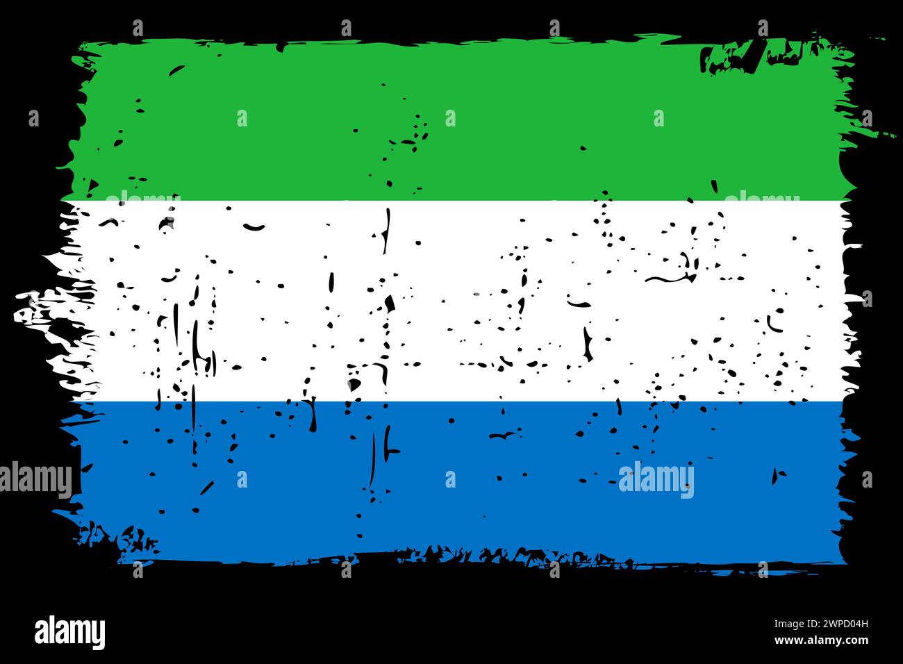 Frame sierra leonean flag Stock Vector Images - Alamy