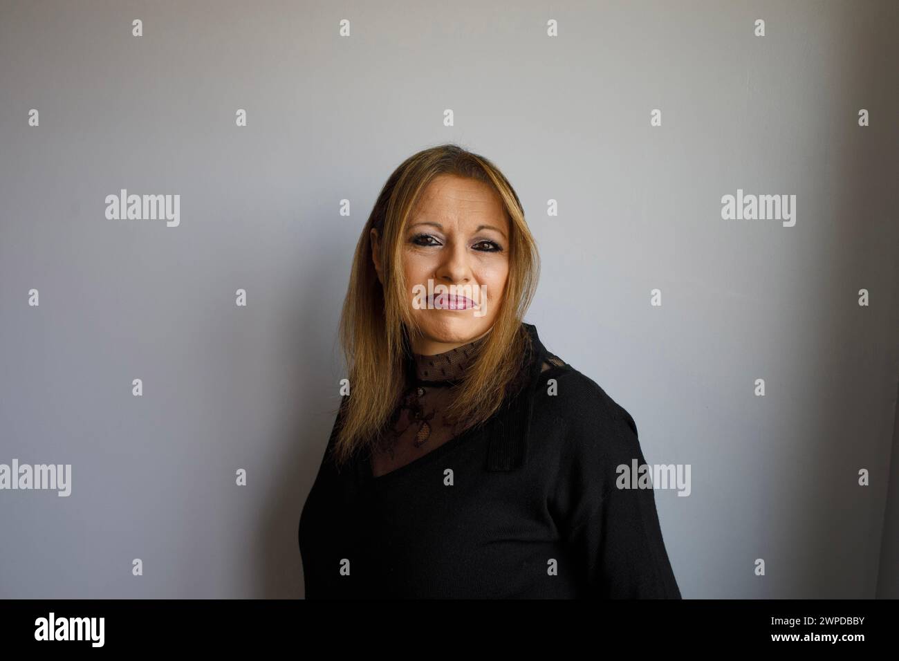 Portrait of Simona Lo Iacono 16/02/2024 ©Basso Cannarsa/opale.photo Stock Photo