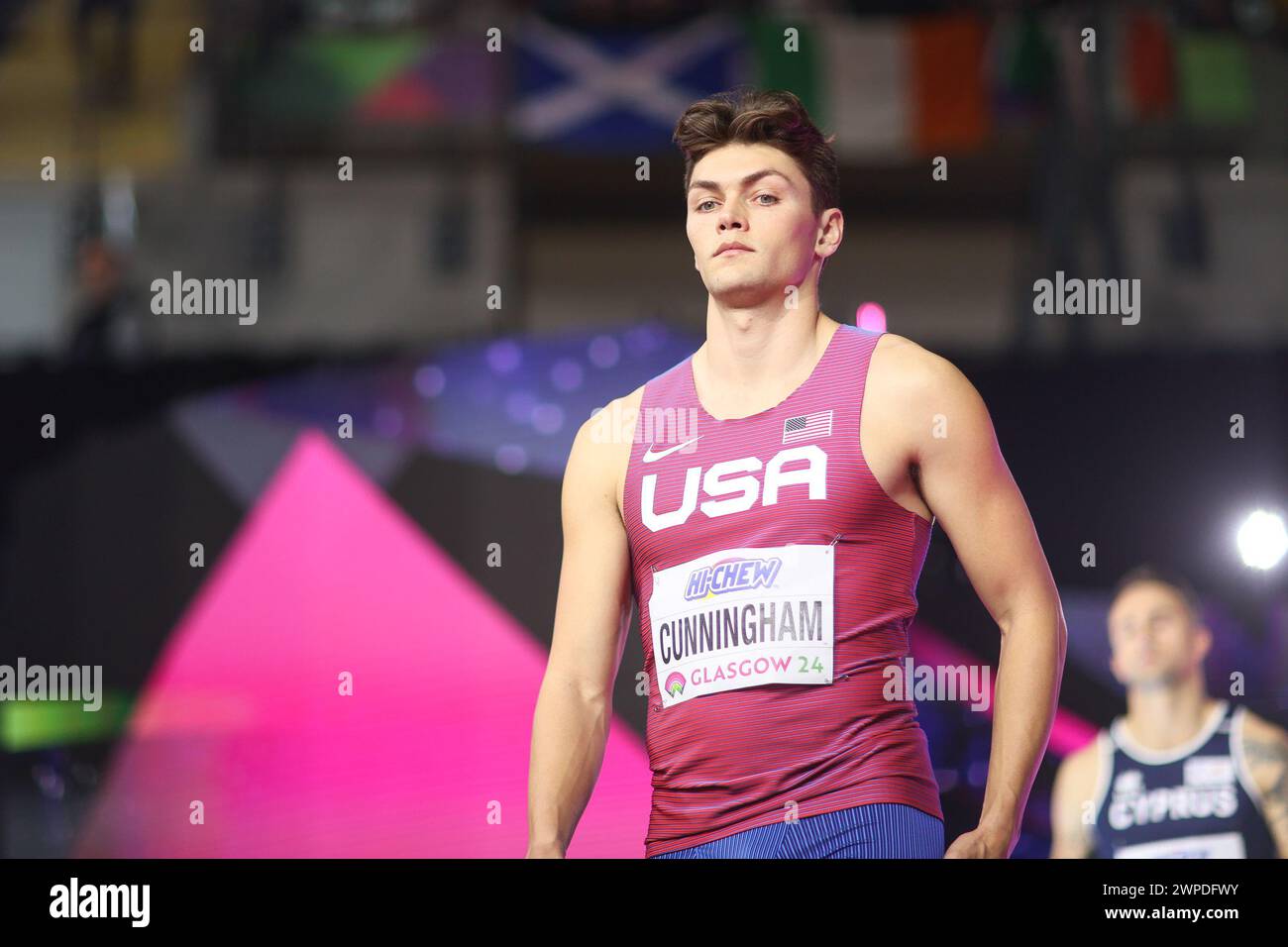 Trey Cunningham (USA, 60 Metres Hurdles) during the 2024 World ...