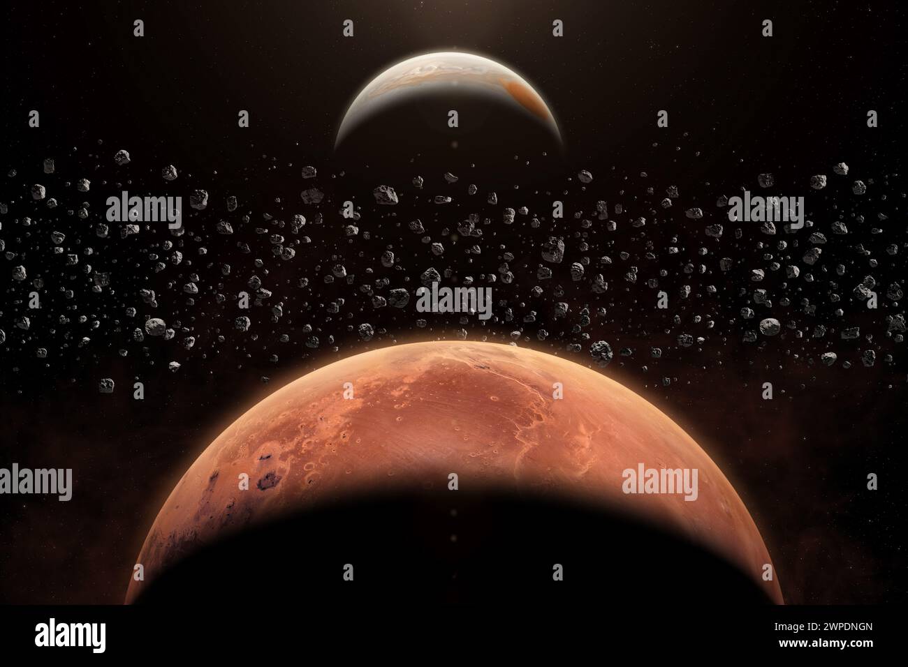 Between the orbits of mars and jupiter 2025