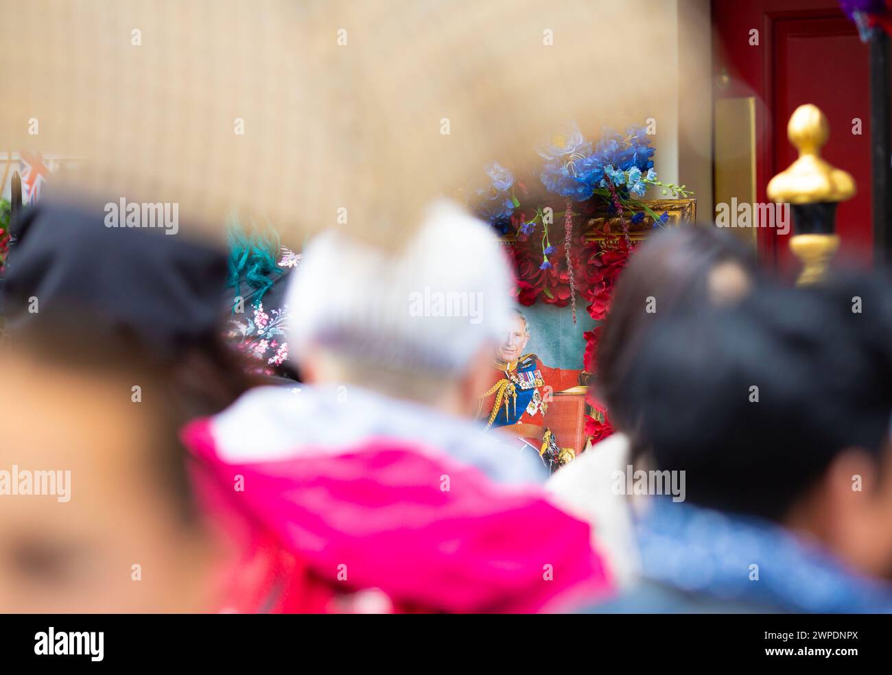 King charles ii coronation flag hi-res stock photography and images - Alamy