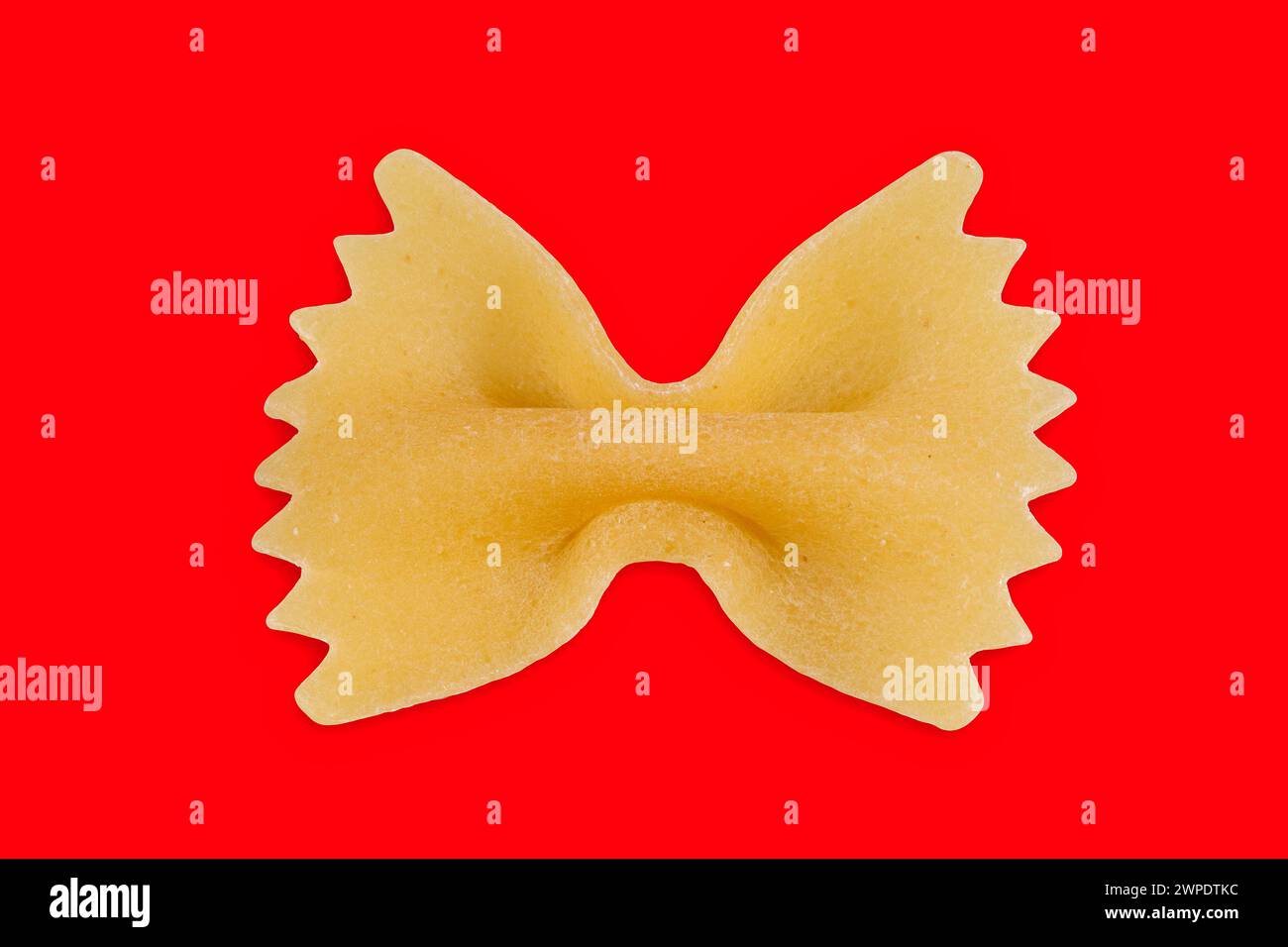 Farfalle pasta. Stock Photo