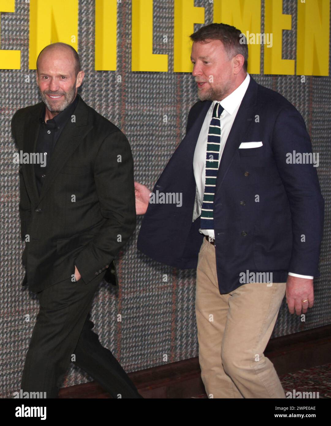 Guy Ritchie Statham London, UK. Jason Statham and Guy Ritchie at the Netflix TV Premiere of ...