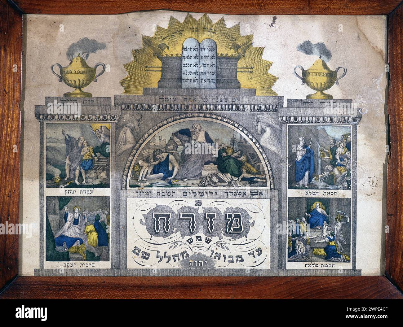 Miss Rach Misrach indicating the direction to Jerusalem in Jewish houses - Wenzel ...