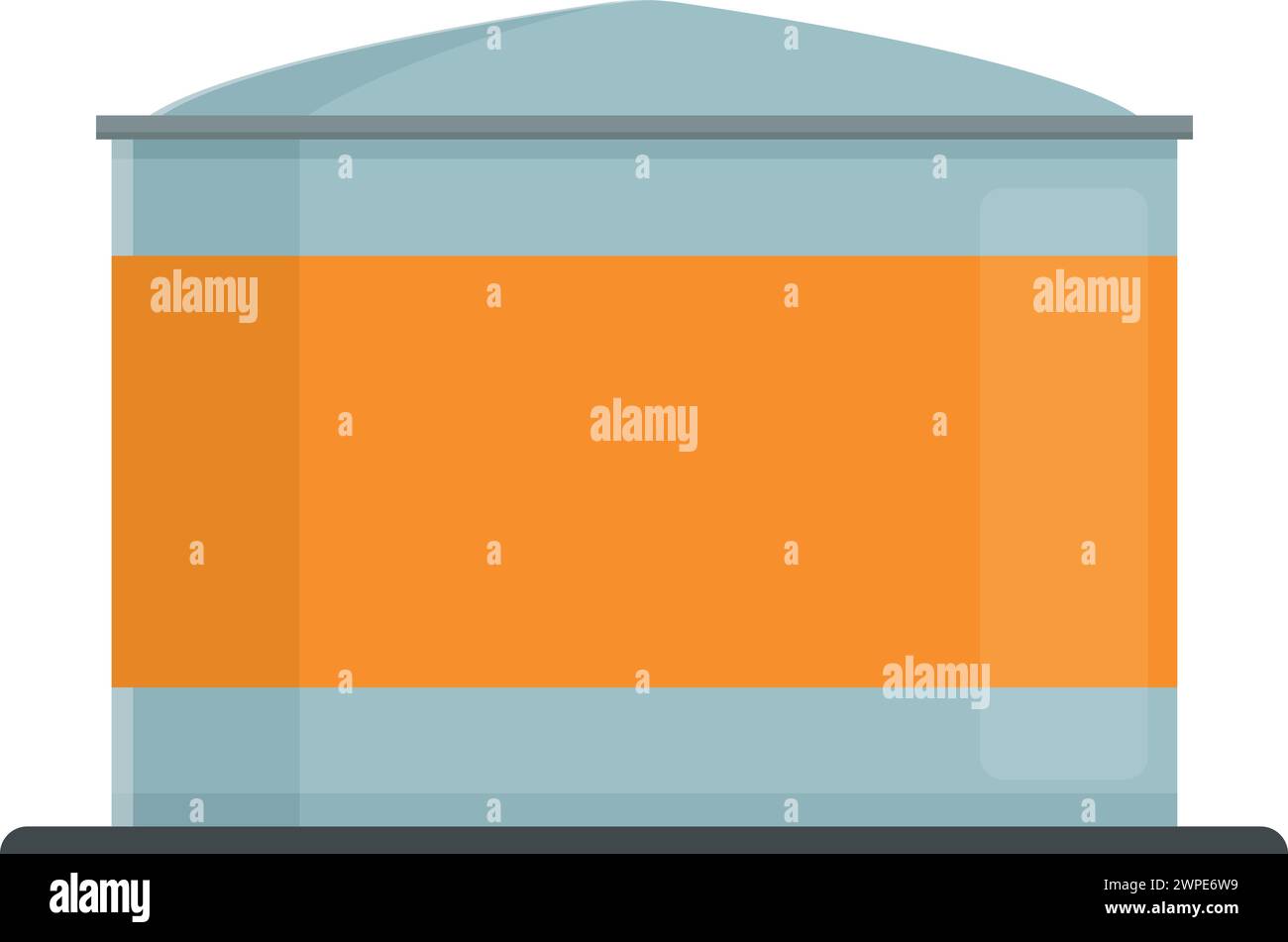 Tank petrol station icon cartoon vector. Ship barrel tank. Fuel petrol