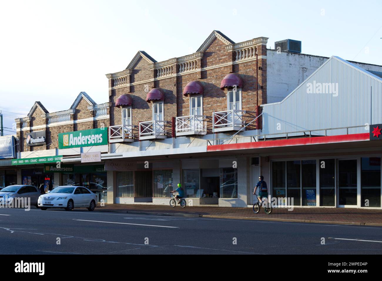 Historic colonial architecture on McDowall Street Roma Queensland ...