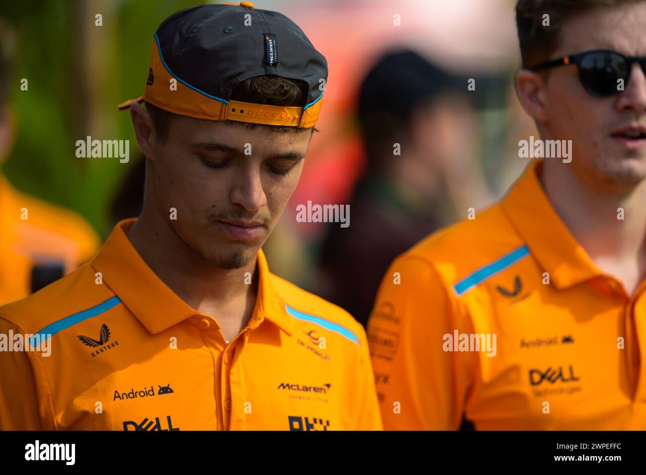 Jeddah, Saudi Arabia. 7th March 2024. Lando Norris of Mclaren Formula 1