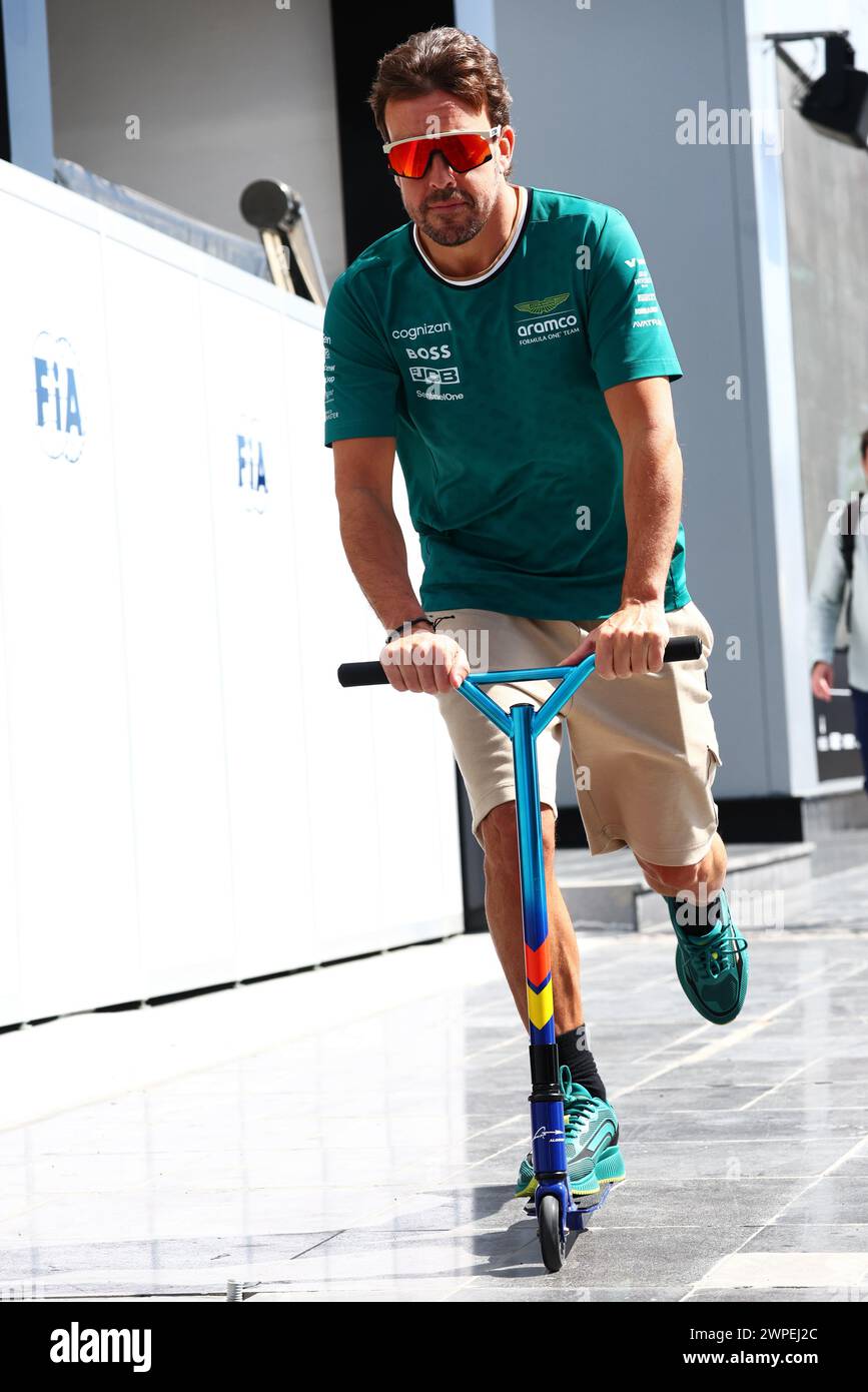 Jeddah, Saudi Arabia. 07th Mar, 2024. Fernando Alonso (ESP) Aston
