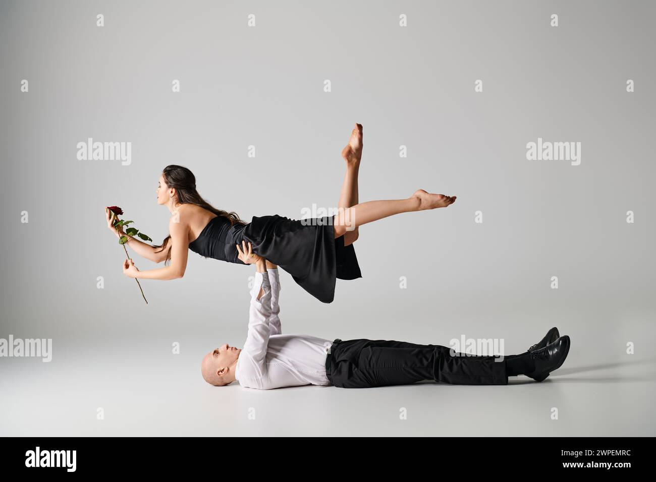 Dynamic duo rose hi-res stock photography and images - Alamy