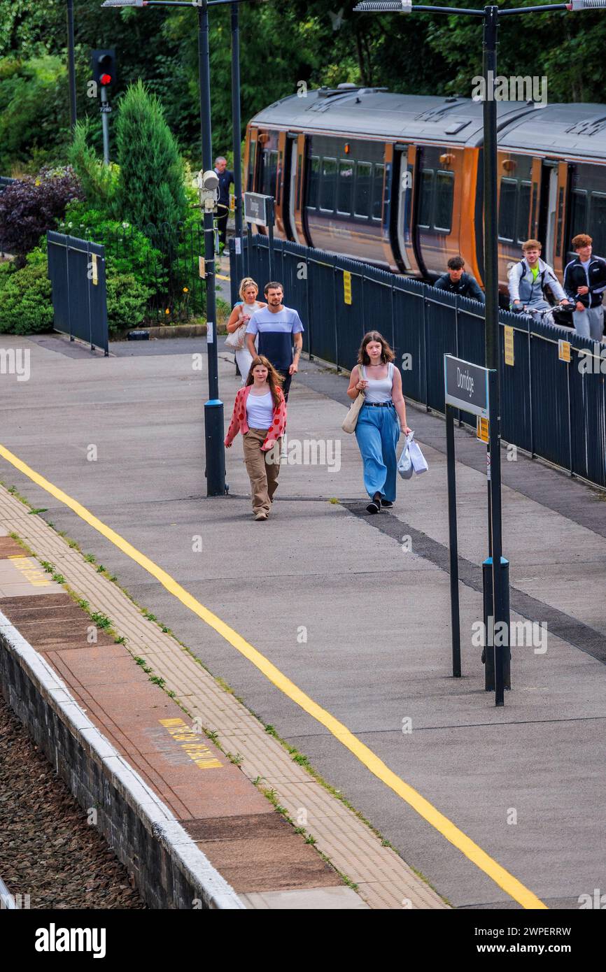 British Network Rail passenger commuter suburban station West Midlands England UK Stock Photo