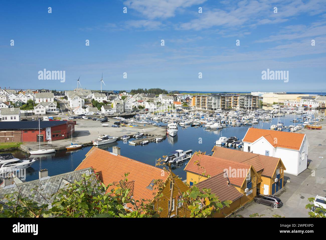 Norway: Haugesund tourist destination popular with cruise ships. Stock Photo