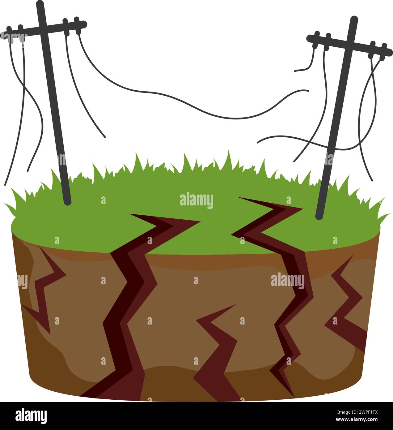 earthquake natural disaster design Stock Vector Image & Art - Alamy