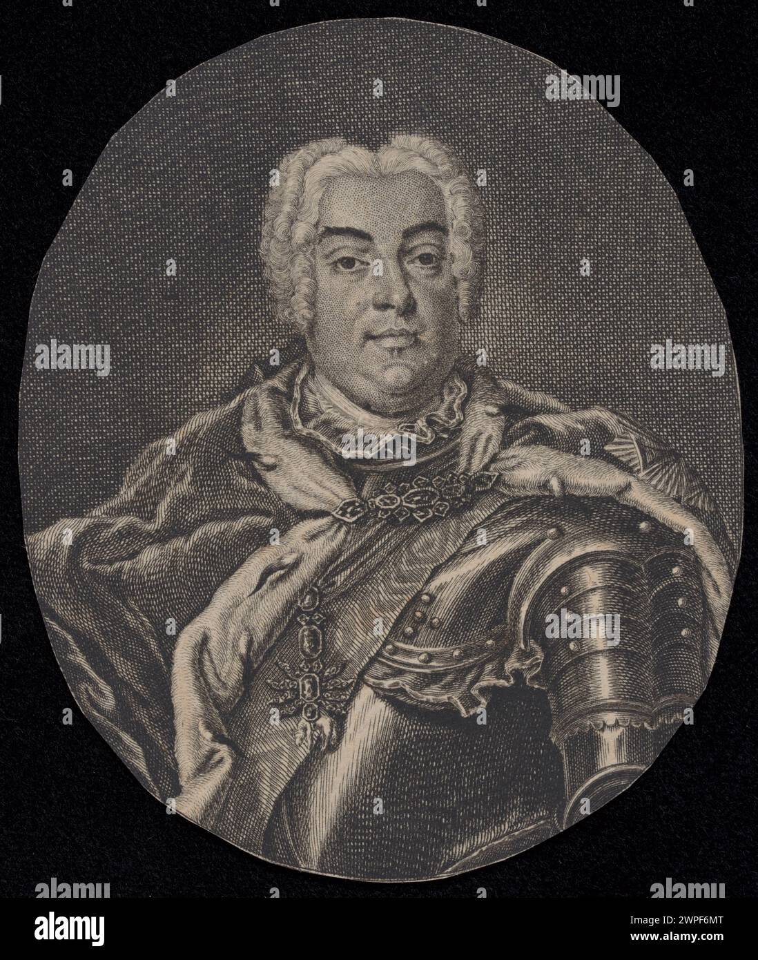 Manyoki Portrait of August III, King of Poland, painted in 1742 by Johann ...