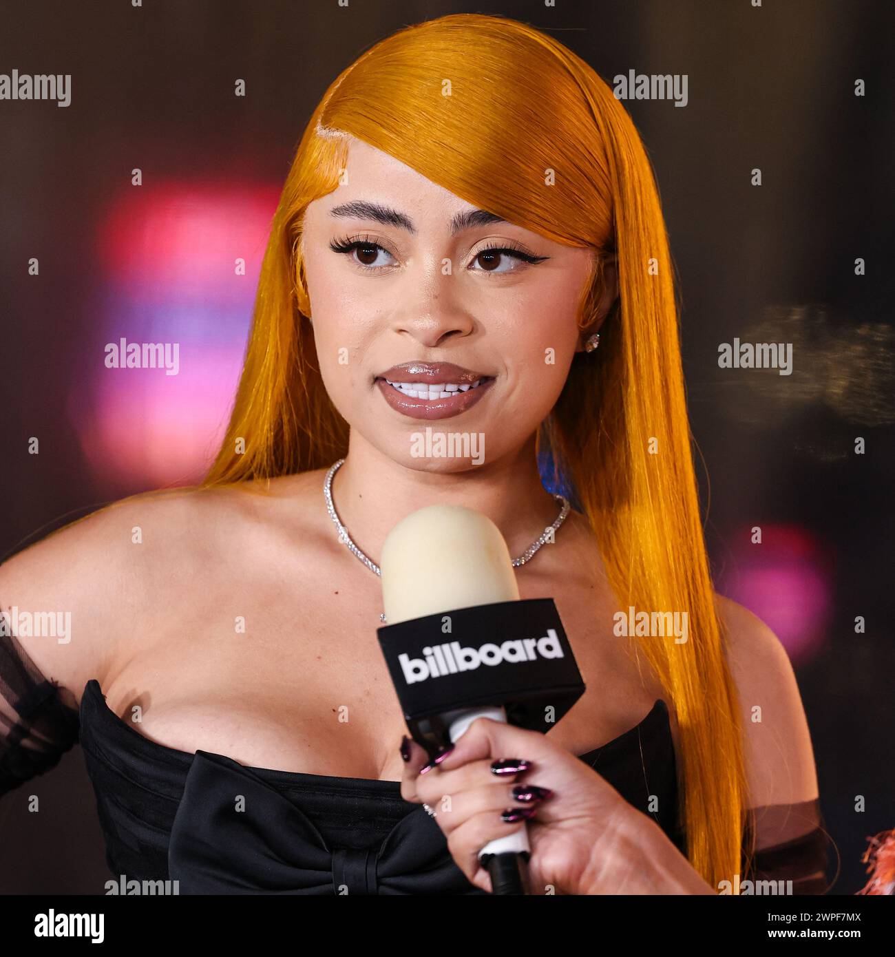 INGLEWOOD, LOS ANGELES, CALIFORNIA, USA MARCH 06 Ice Spice arrives