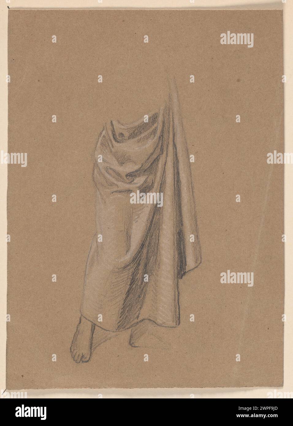 Gowny study; Koska, Ferdinand (1808-1862); 1828-1862 (1828-00-00-1862-00-00); Stock Photo