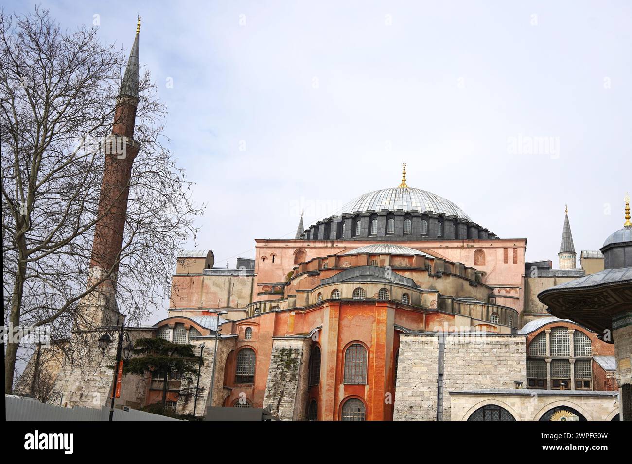 The beautiful and magnificent Hagia Sofia, Sultanamet, Istanbul, Turkey Stock Photo