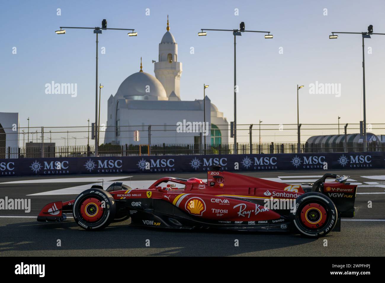 Jeddah, Saudi Arabia. 7th March 2024. Charles Leclerc of Scuderia