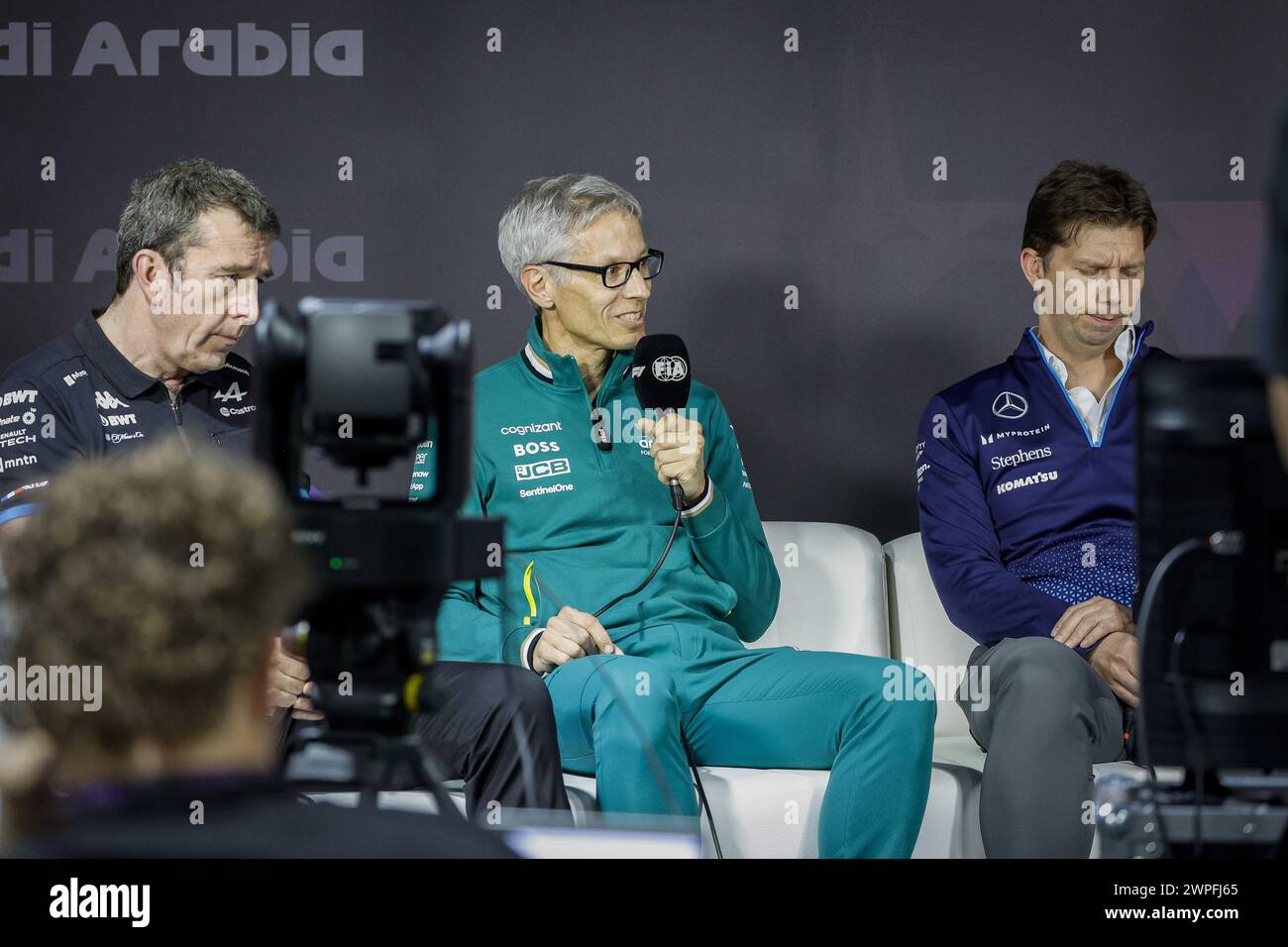 FAMIN Bruno (fra), Team Principal of Alpine F1 Team and KRACK Mike (ger ...