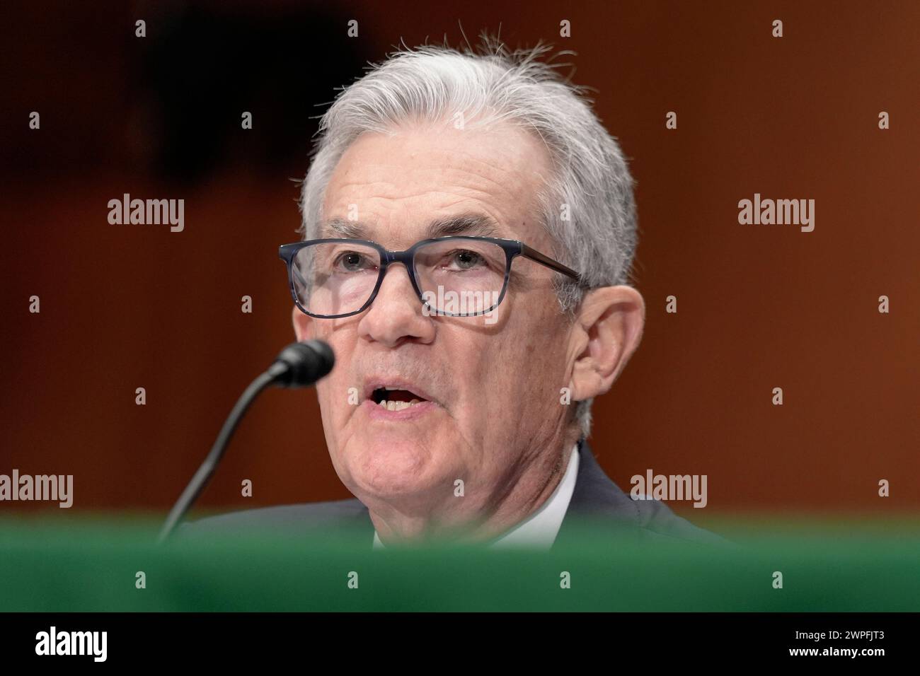Federal Reserve Chairman Jerome Powell testifies before the Senate ...