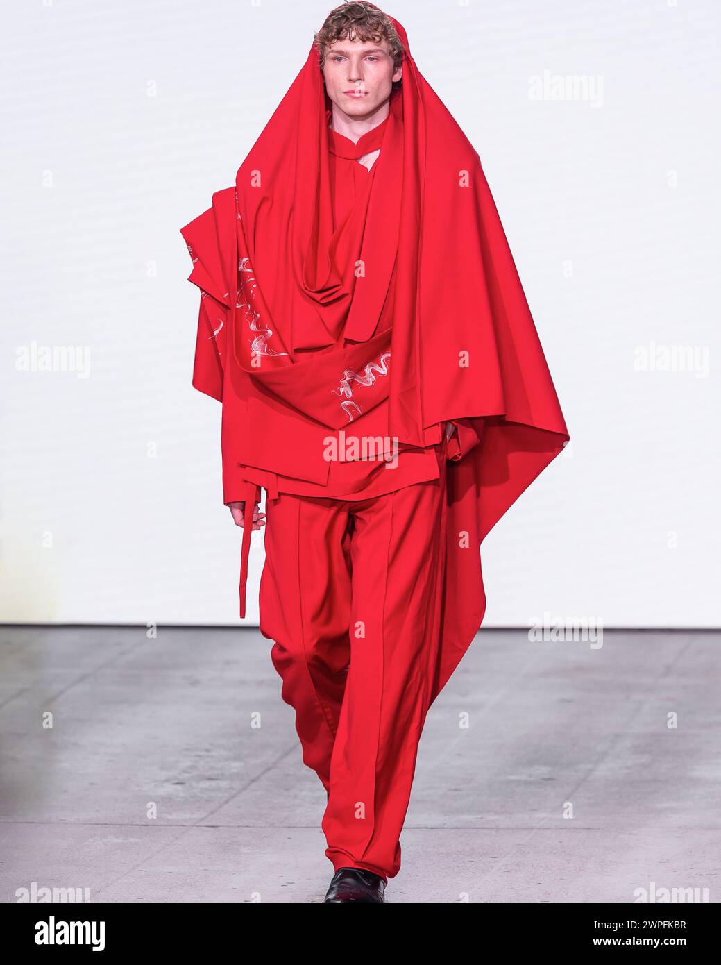 Fashion Scout Fashion Show, London Fashion Week 1718 Feb 2024 Stock
