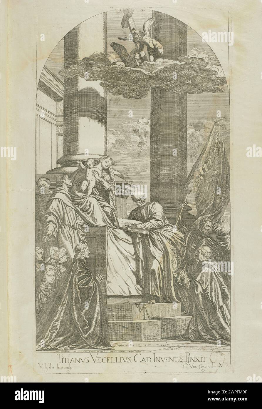 Sacra Conversazione; Le Febre, Valentin (1642-1680), Titian (CA 1488-1576), Camen, Jacob Van (1595-1657); 1682 (1682-00-00-1682-00-00); Stock Photo