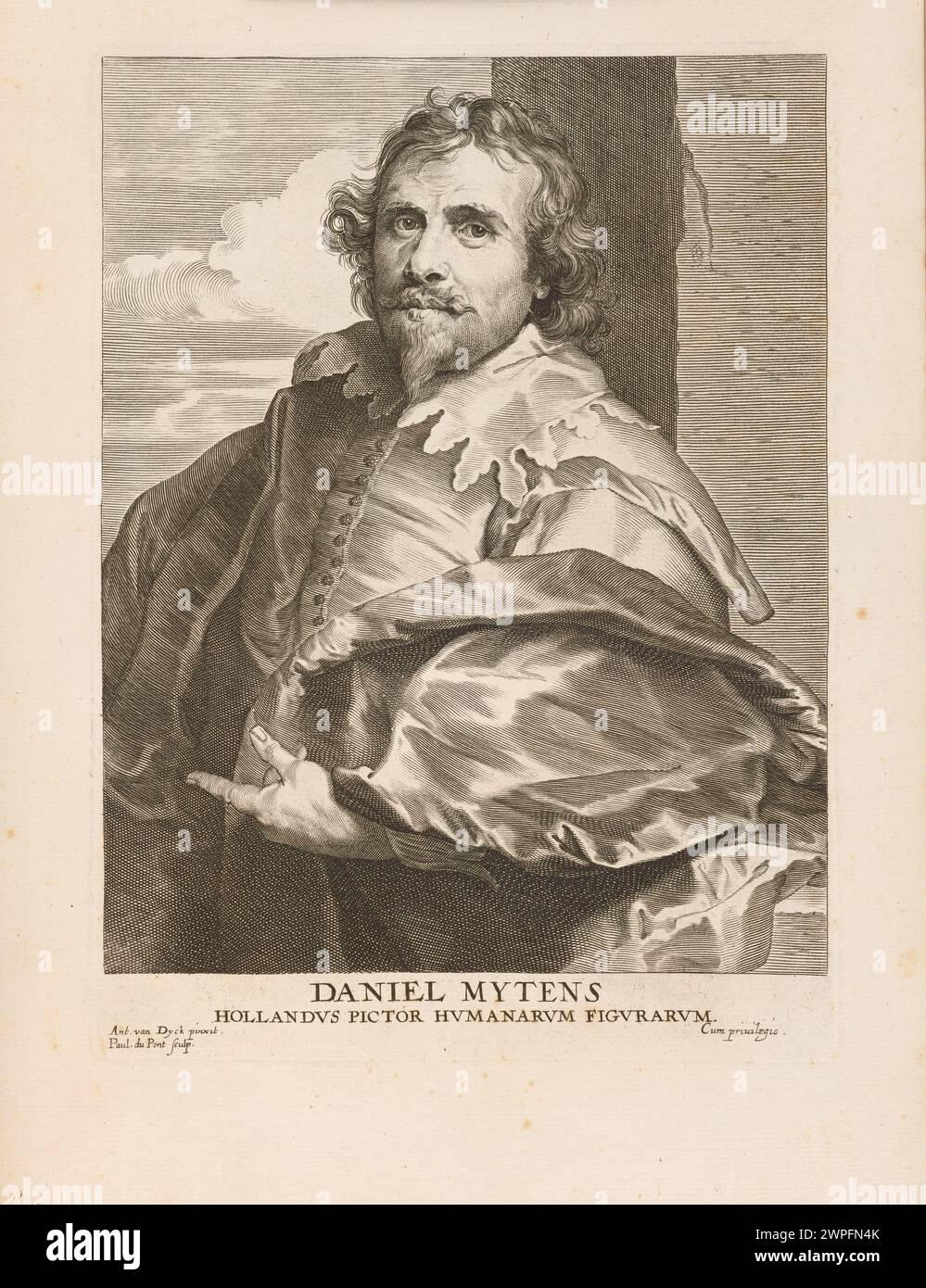 Daniël Mijtens (Daniel Mytens Elder); Pontius, Paulus (1603-1658), Dyck, Anthony Van (1599-1641), Hendricx, Gillis (fl. 1645-); 1645-1646 (1645-00-00-1645-00-00); Stock Photo