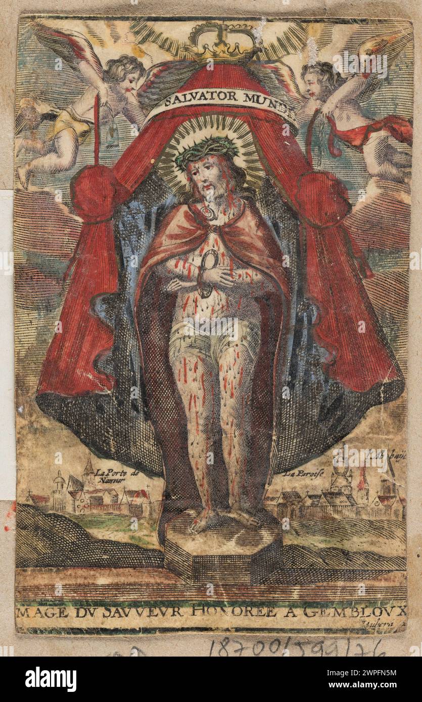 A historical depiction of Jesus, created between 1657 and 1792 ...
