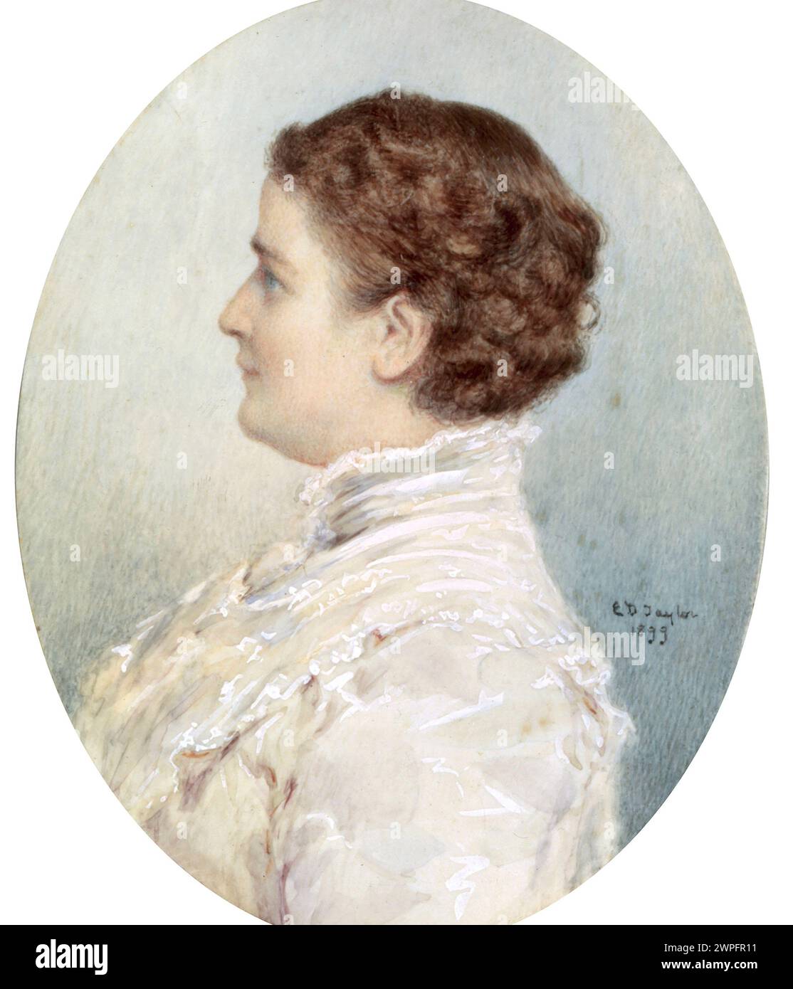 IDA SAXTON McKINLEY (1847-1907) First Lady of the United States as the wife of President William McKinley Stock Photo
