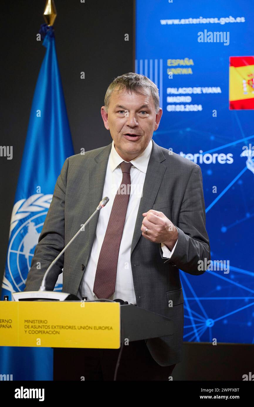 The Commissioner General of the United Nations Relief and Works Agency ...