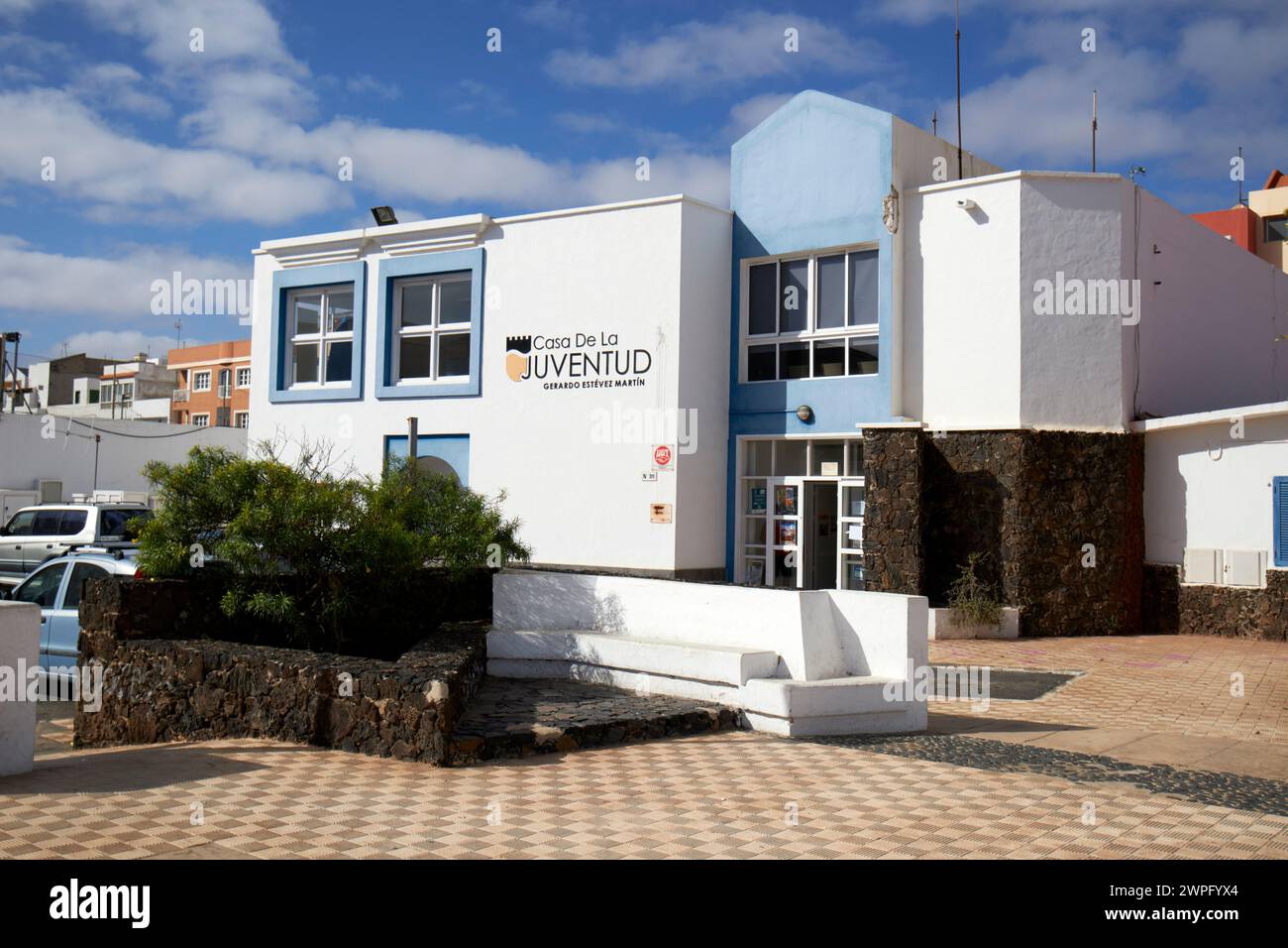 casa de la juventud youth house club Corralejo, fuerteventura, Canary Islands, spain Stock Photo