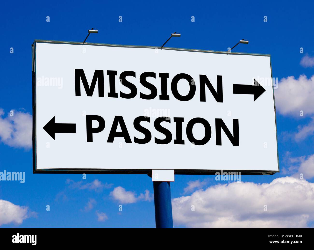 Passion or mission symbol. Concept word Passion or Mission on beautiful ...