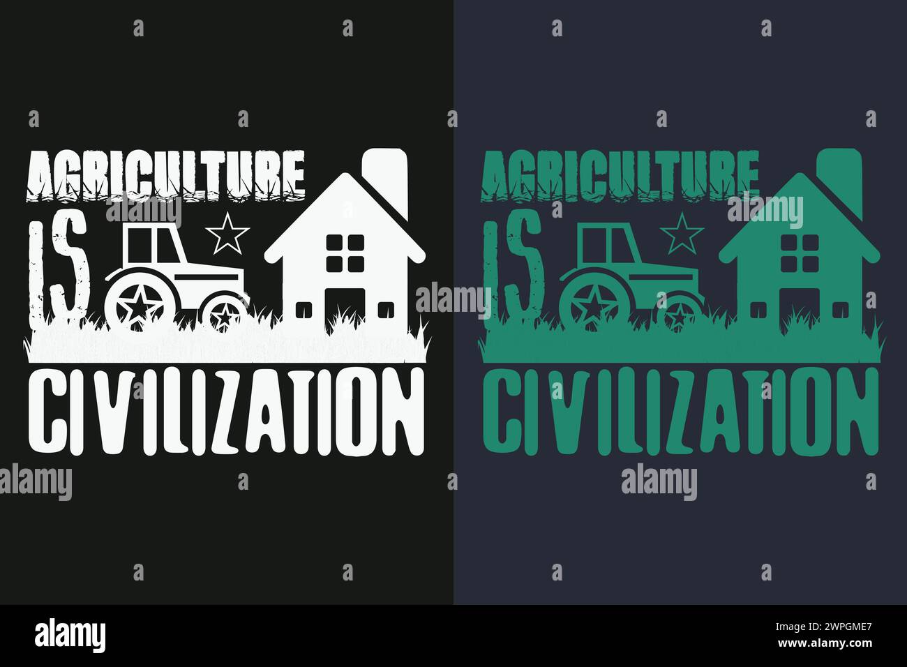 Agriculture Is Civilization, Farmer T-Shirt, Farming Shirt, Farm Shirt, Farm Life T-Shirt, Farm Animals Shirt, Farming Stock Vector