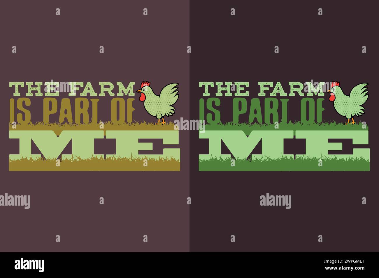 The Farm Is Part Of Me, Farmer T-Shirt, Farming Shirt, Farm Shirt, Farm Life T-Shirt, Farm Animals Shirt, Farming Stock Vector
