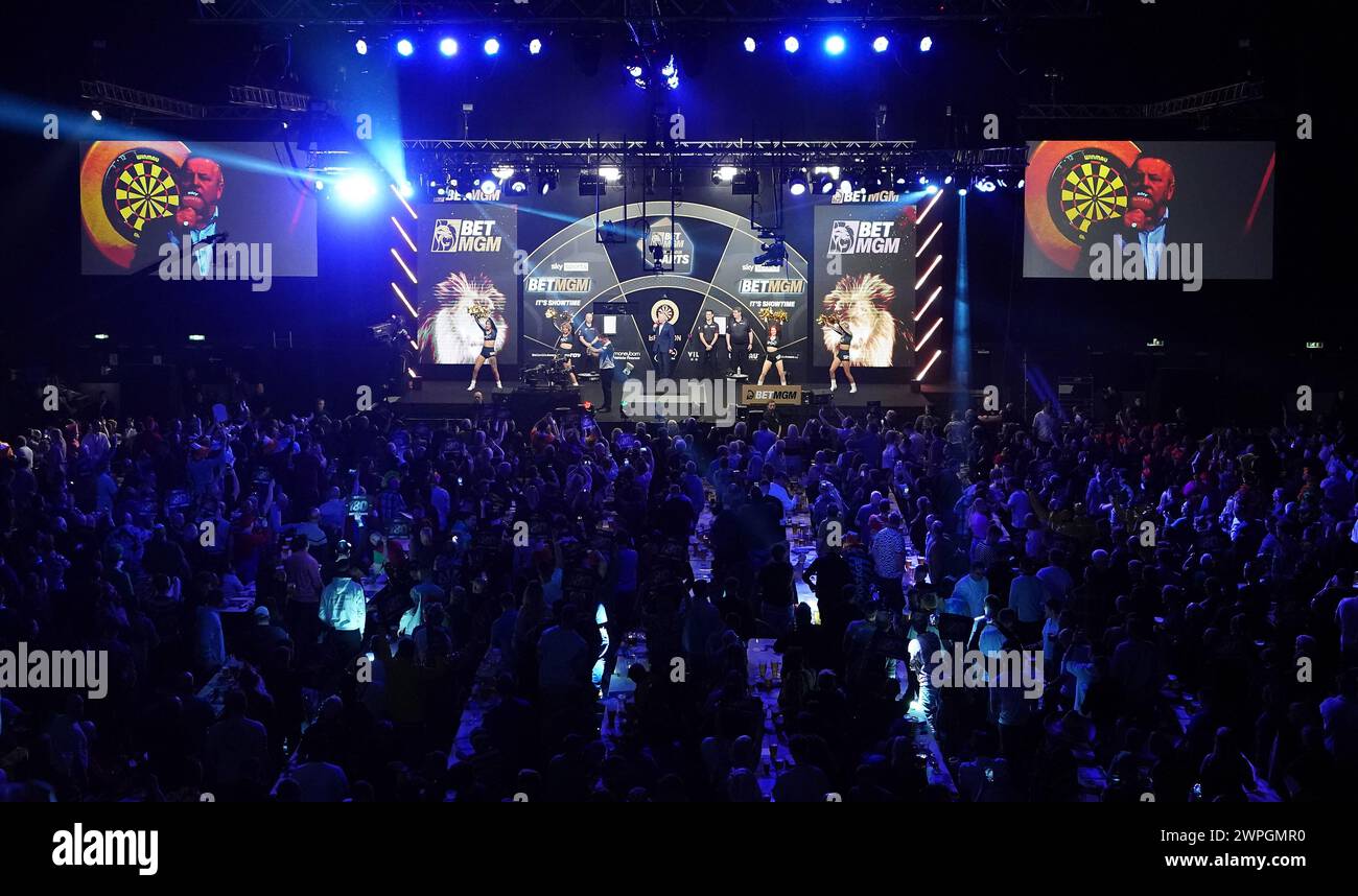 A general view on night six of the 2024 BetMGM Premier League at The